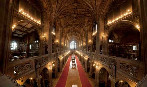John Rylands Library interior